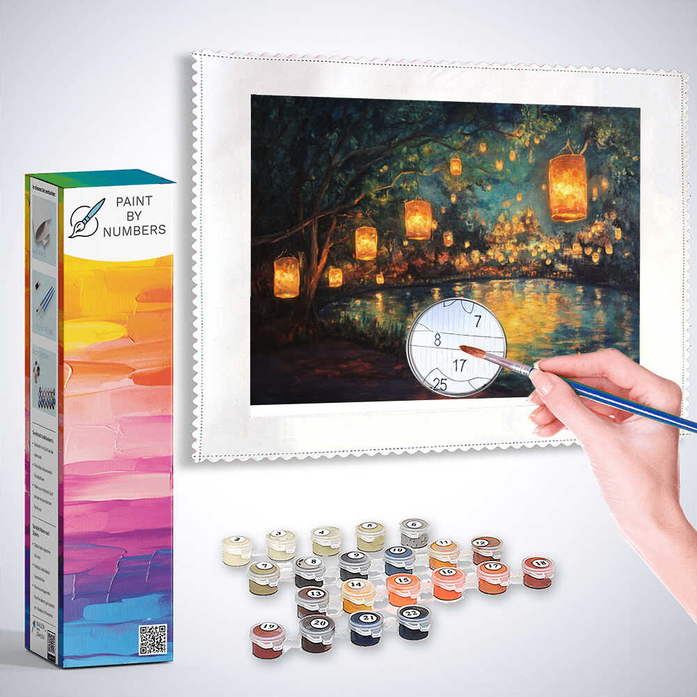 Paint by Numbers - Whispers of the Twilight, Lantern