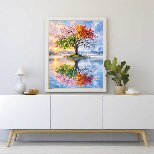 Tree, Seasons - Paint by Numbers