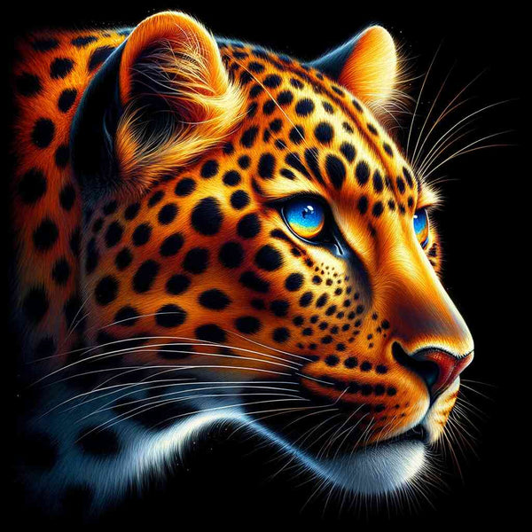 Paint by Numbers - Leopard Profile