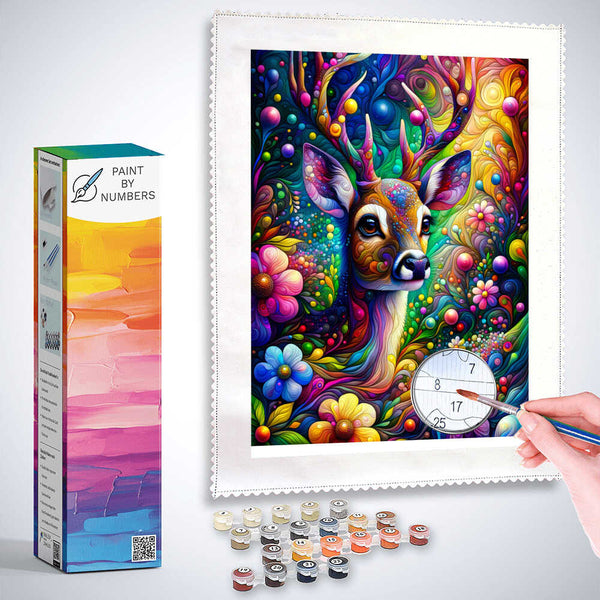 Deer, Mysterious - Paint by Numbers