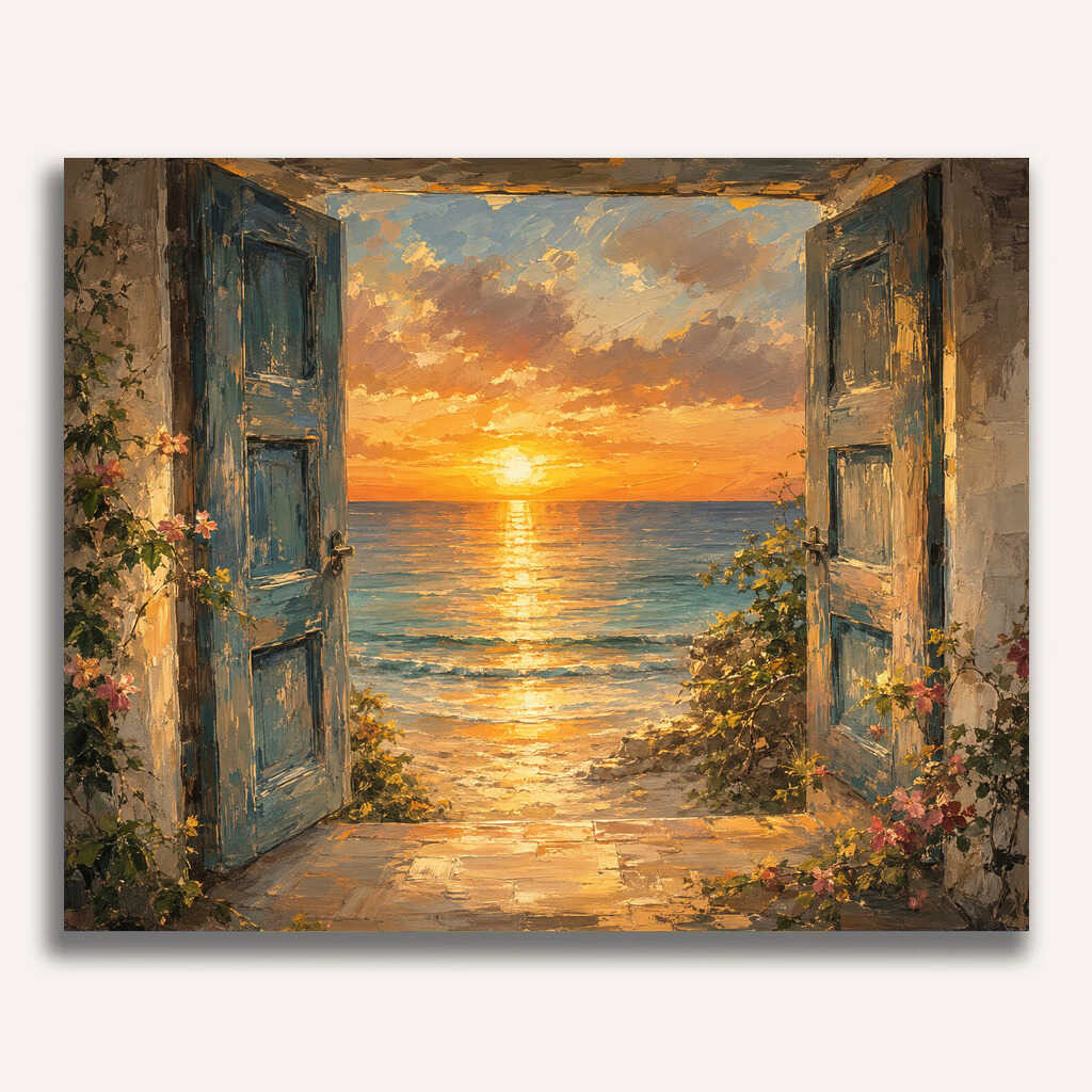 Paint by Numbers - The gateway to the sea of sun