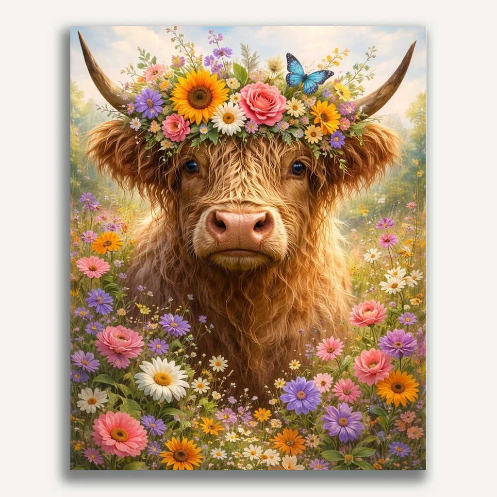 Paint by Numbers - Flower crown of harmony