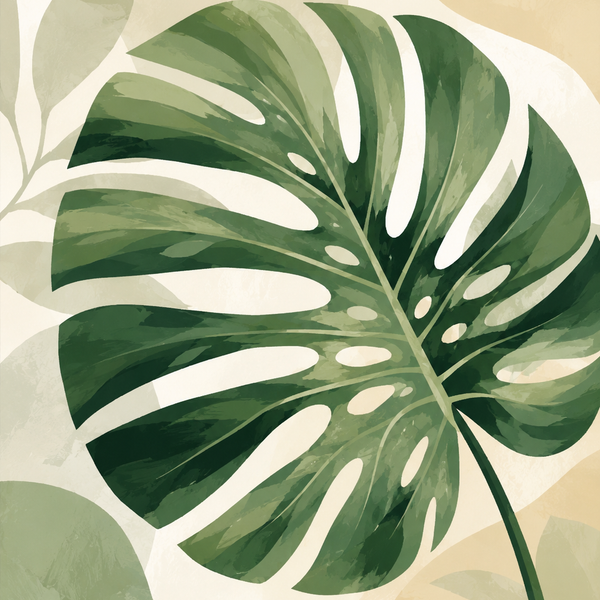 Botanical Harmony, set of 4 - Mini paint by numbers