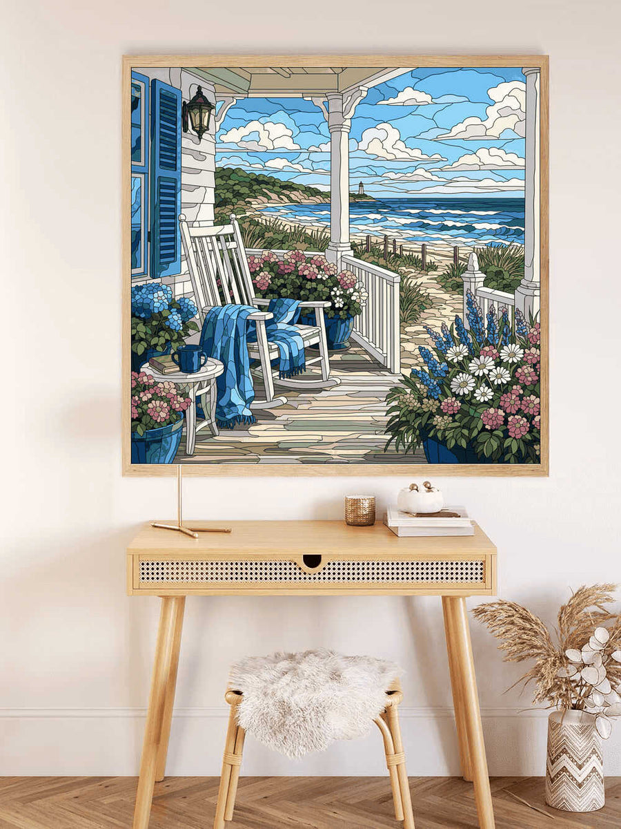 Paint by Numbers - Oasis by the Sea – Mediterranean Harmony