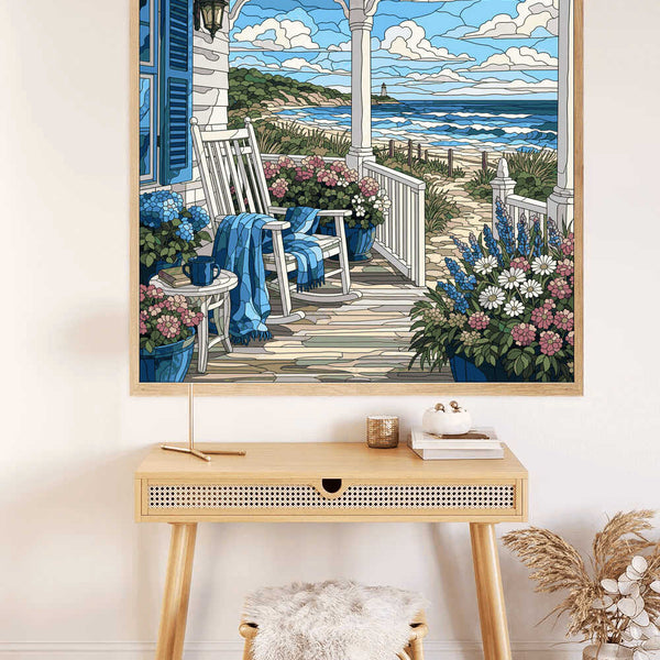 Paint by Numbers - Oasis by the Sea – Mediterranean Harmony