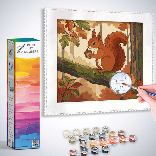 Paint by Numbers - Autumn Magic – The Curious Squirrel