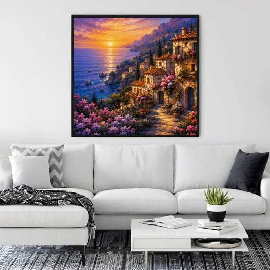 Paint by Numbers - Sunshine magic on the Mediterranean coast