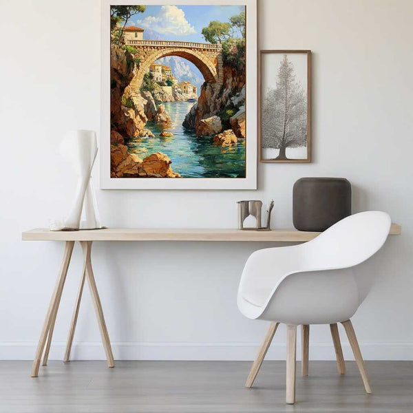 Paint by Numbers - Mediterranean idyll, sea bridge