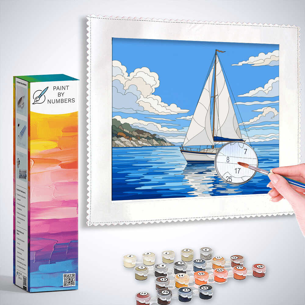 Paint by Numbers - Sails of Freedom