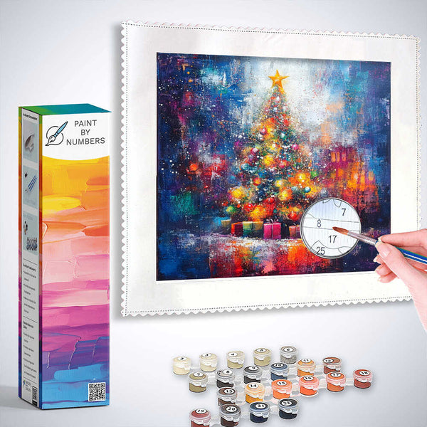 Paint by Numbers - Festive Sparkle, Abstract