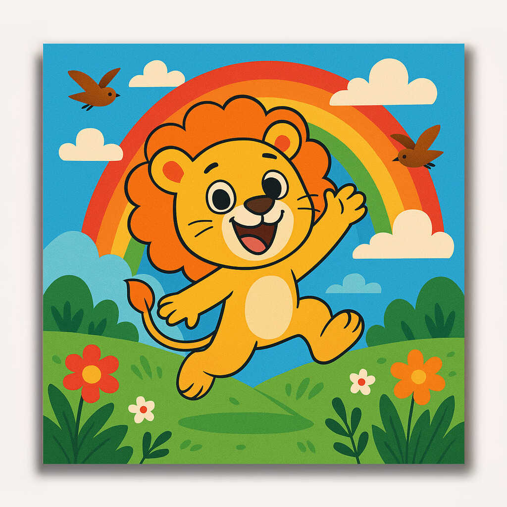 Paint by Numbers - Happy King of Colors