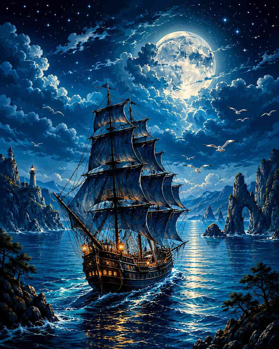 Paint by Numbers - In the light of midnight