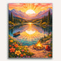 Paint by Numbers - Sonnenzauber am See