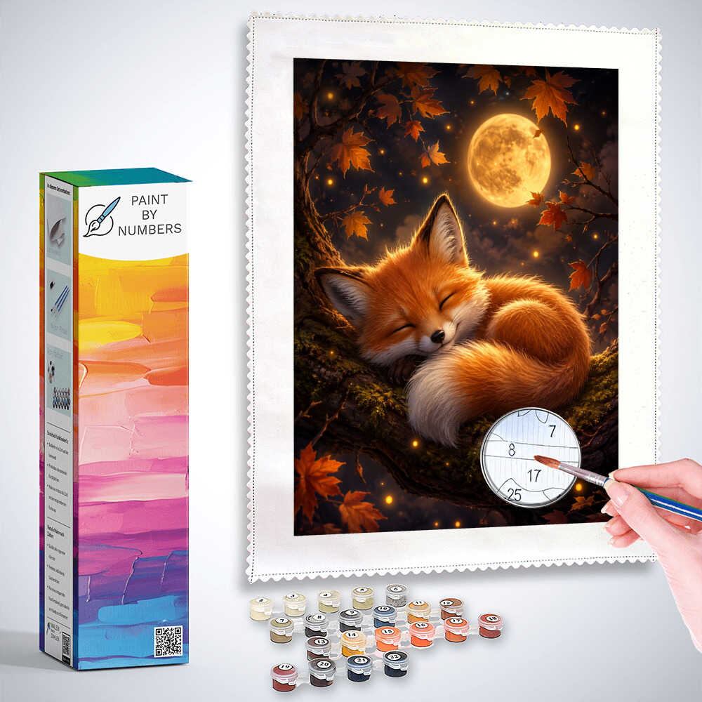 Paint by Numbers - Moonlit Night Dreams