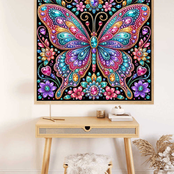 Paint by Numbers - Jeweled Wings, Sparkling Fantasy