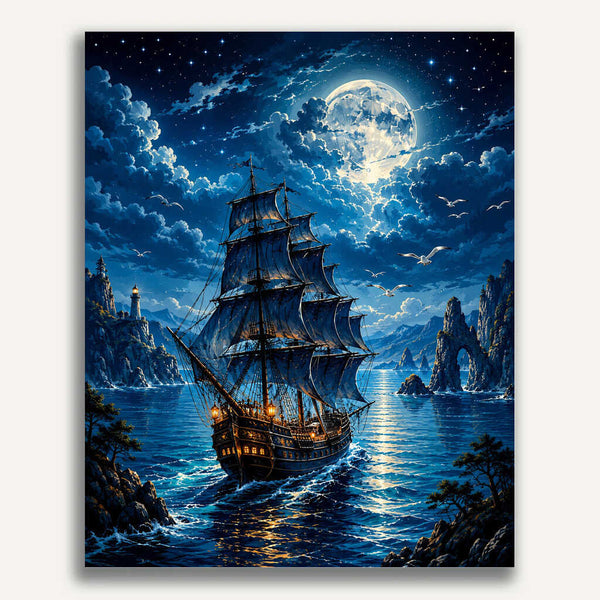 Paint by Numbers - In the light of midnight