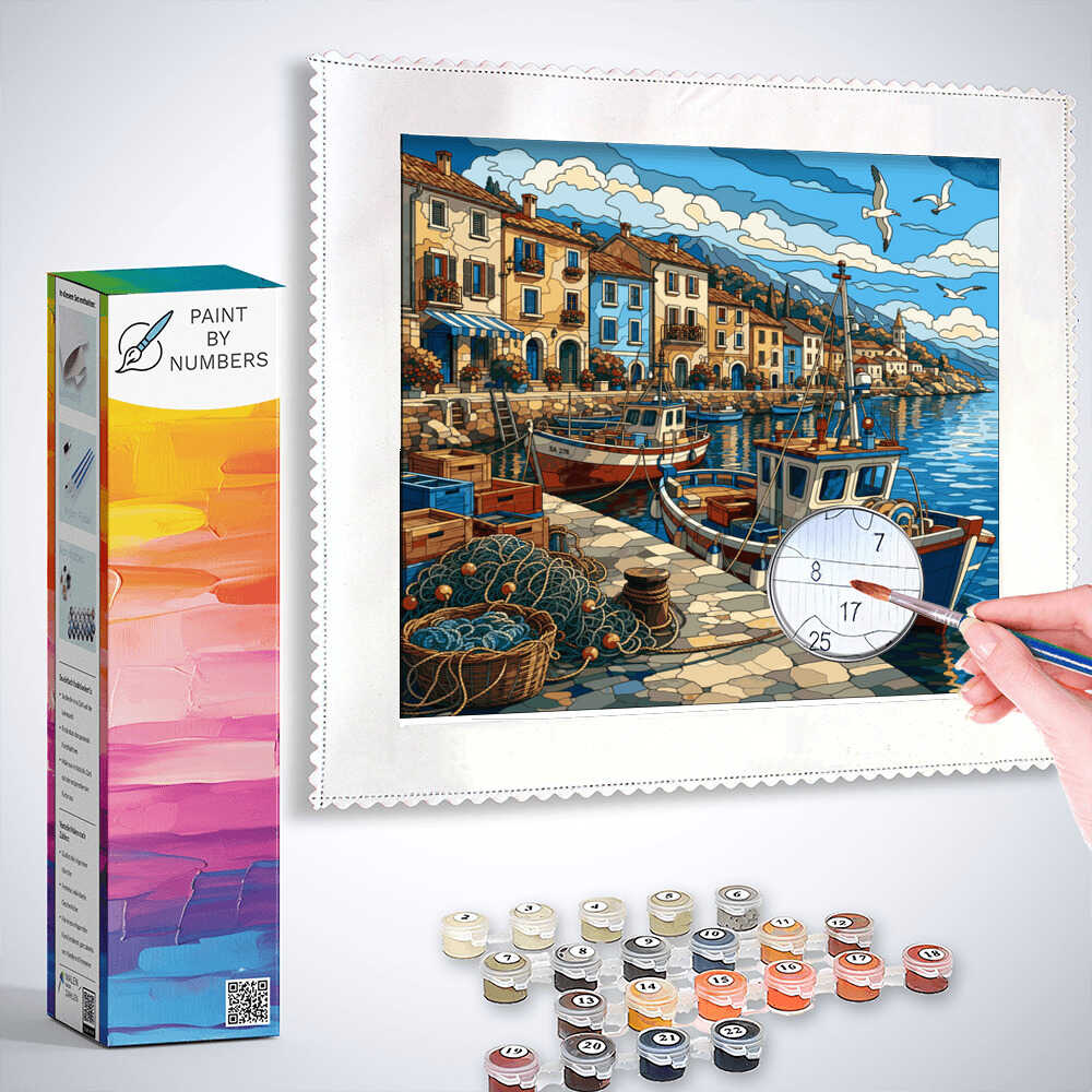 Paint by Numbers - Longing for the Mediterranean