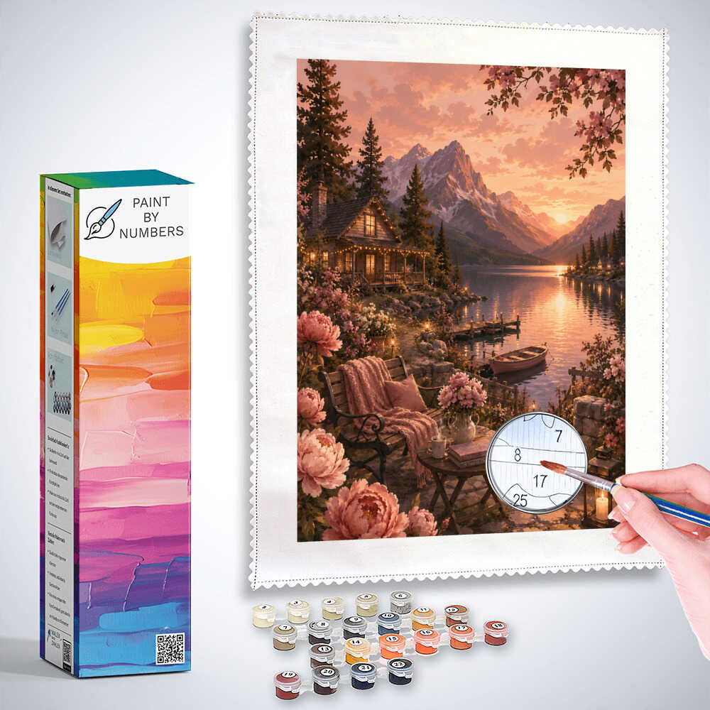 Paint by Numbers - Sonnenzauber am See