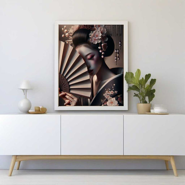 Paint by Numbers - Geisha with fan