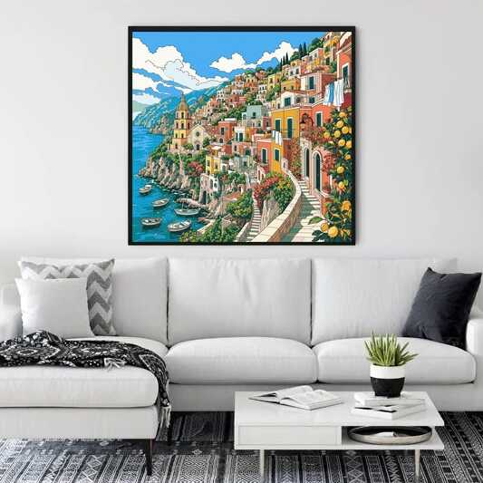 Paint by Numbers - Mediterranean Paradise: Colors of Longing
