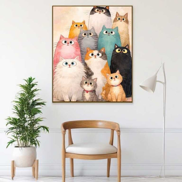 Paint by Numbers - Enchanting Cat Gang
