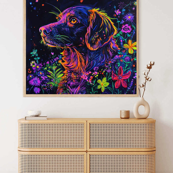 Paint by Numbers - Bright dreams, dog