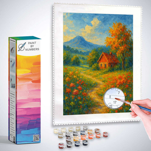 Paint by Numbers - Spring magic in the sunlight