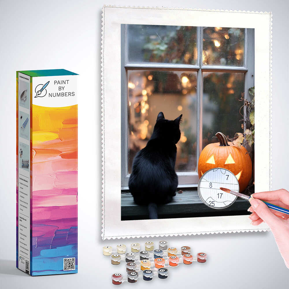 Paint by Numbers - Lighting Curbis Windowsill