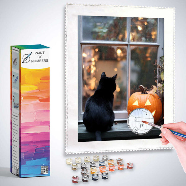 Paint by Numbers - Lighting Curbis Windowsill