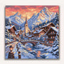 Paint by Numbers - Winter mountain idyll – the magic of the evening
