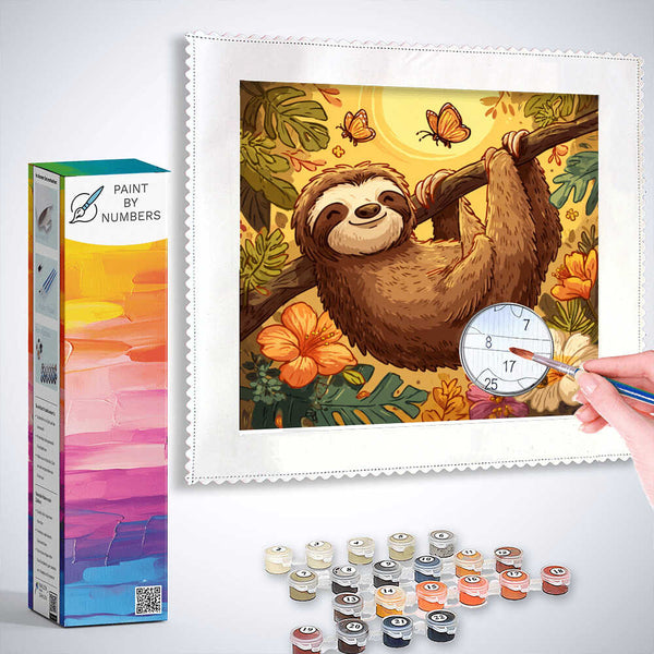 Paint by Numbers - Sun kiss of serenity