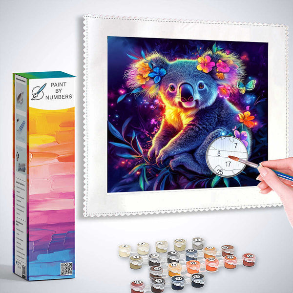 Paint by Numbers - Magical Koala Garden