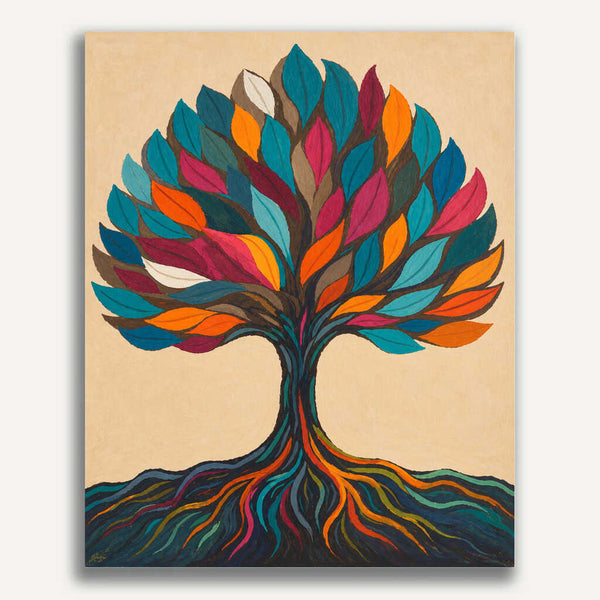 Paint by Numbers - Tree of Life Colors