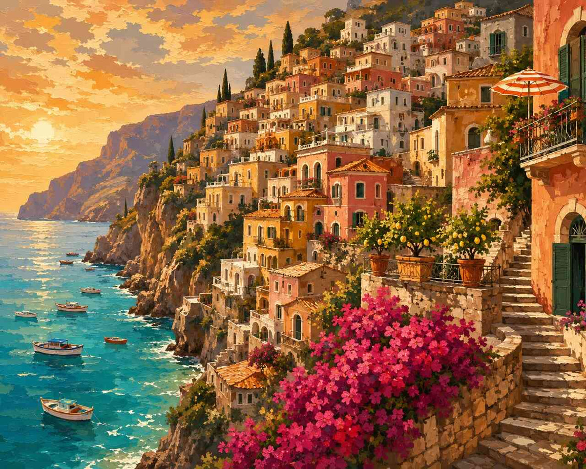 Paint by Numbers - Mediterranean Awakening