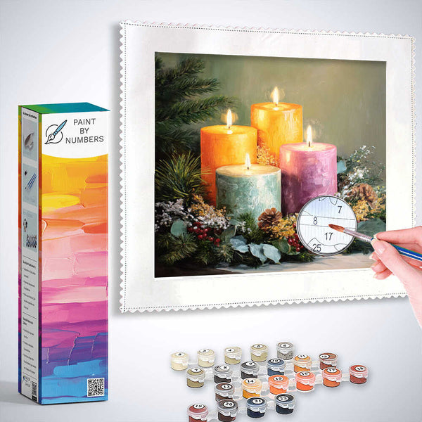 Paint by Numbers - Magic Christmas lights