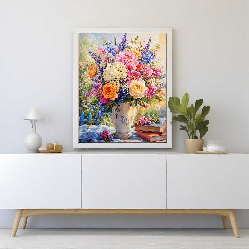 Paint by Numbers - Floral splendor of memory