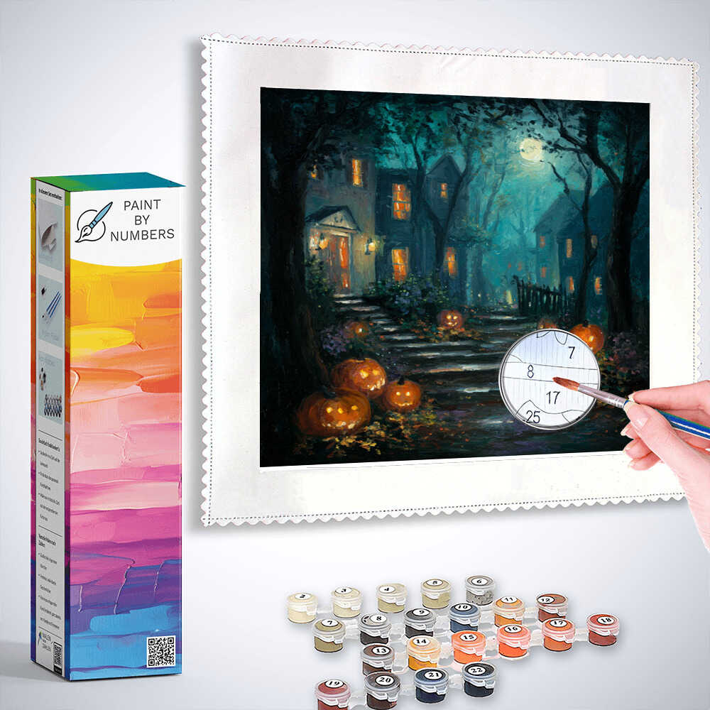Paint by Numbers - Whispering in the moonlight