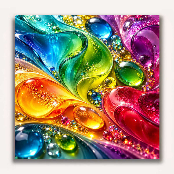 Paint by Numbers - Colorful rain