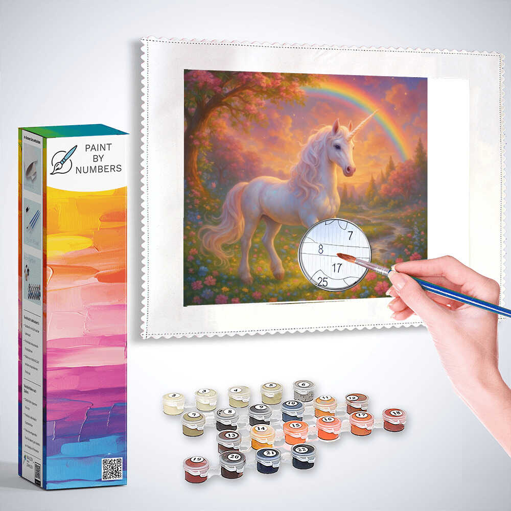 Paint by Numbers - The Morning Dew Unicorn