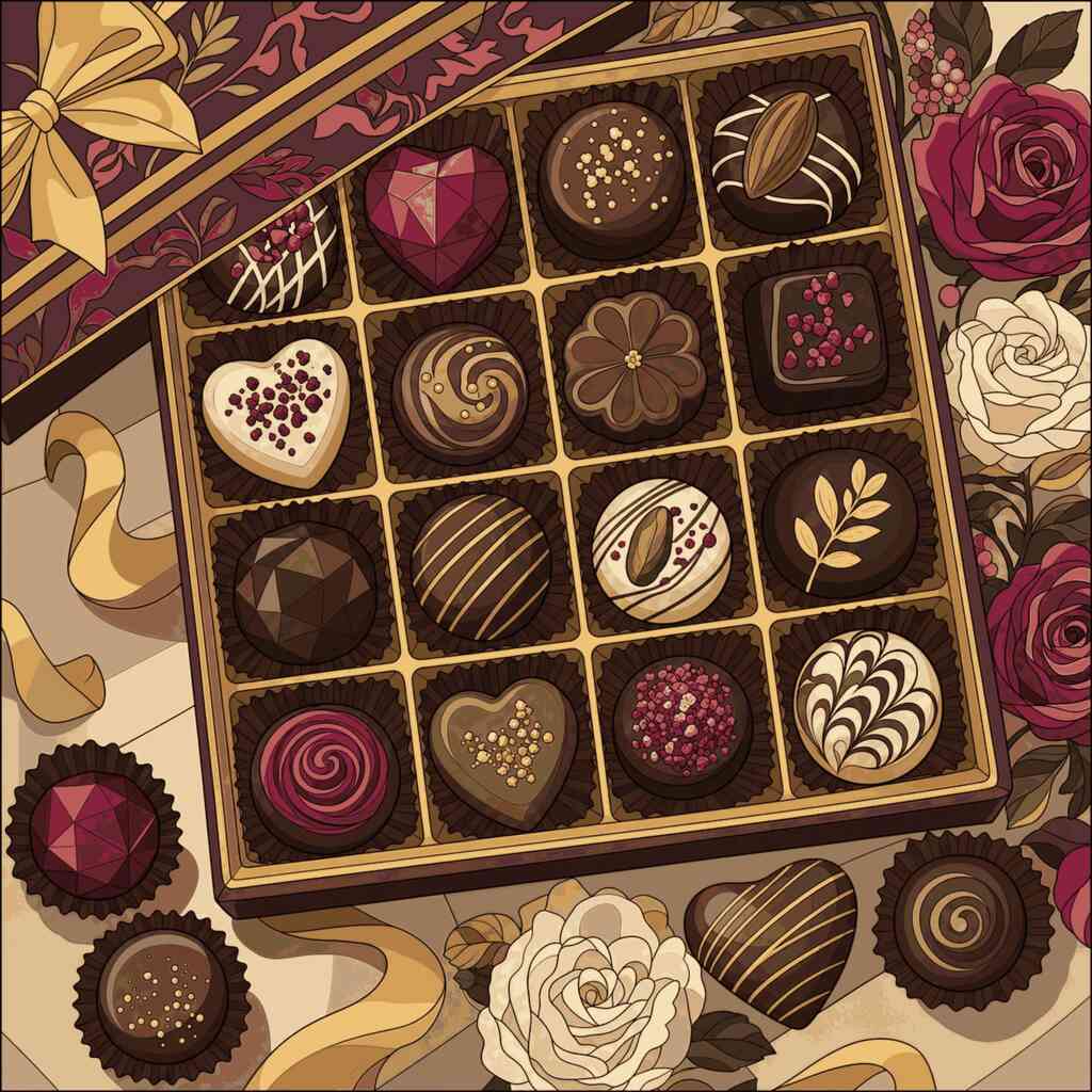 Paint by Numbers - Sweet temptation – chocolate dreams