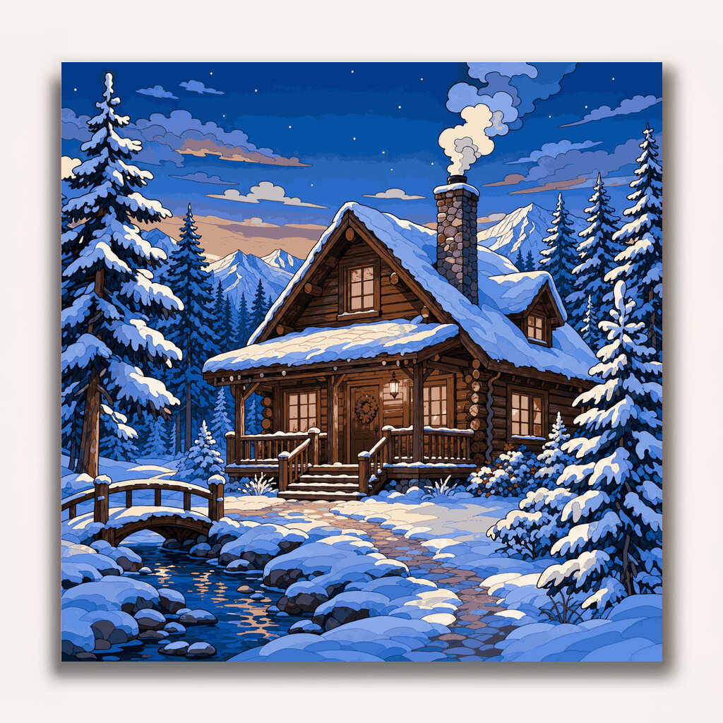 Paint by Numbers - Winter magic of silence