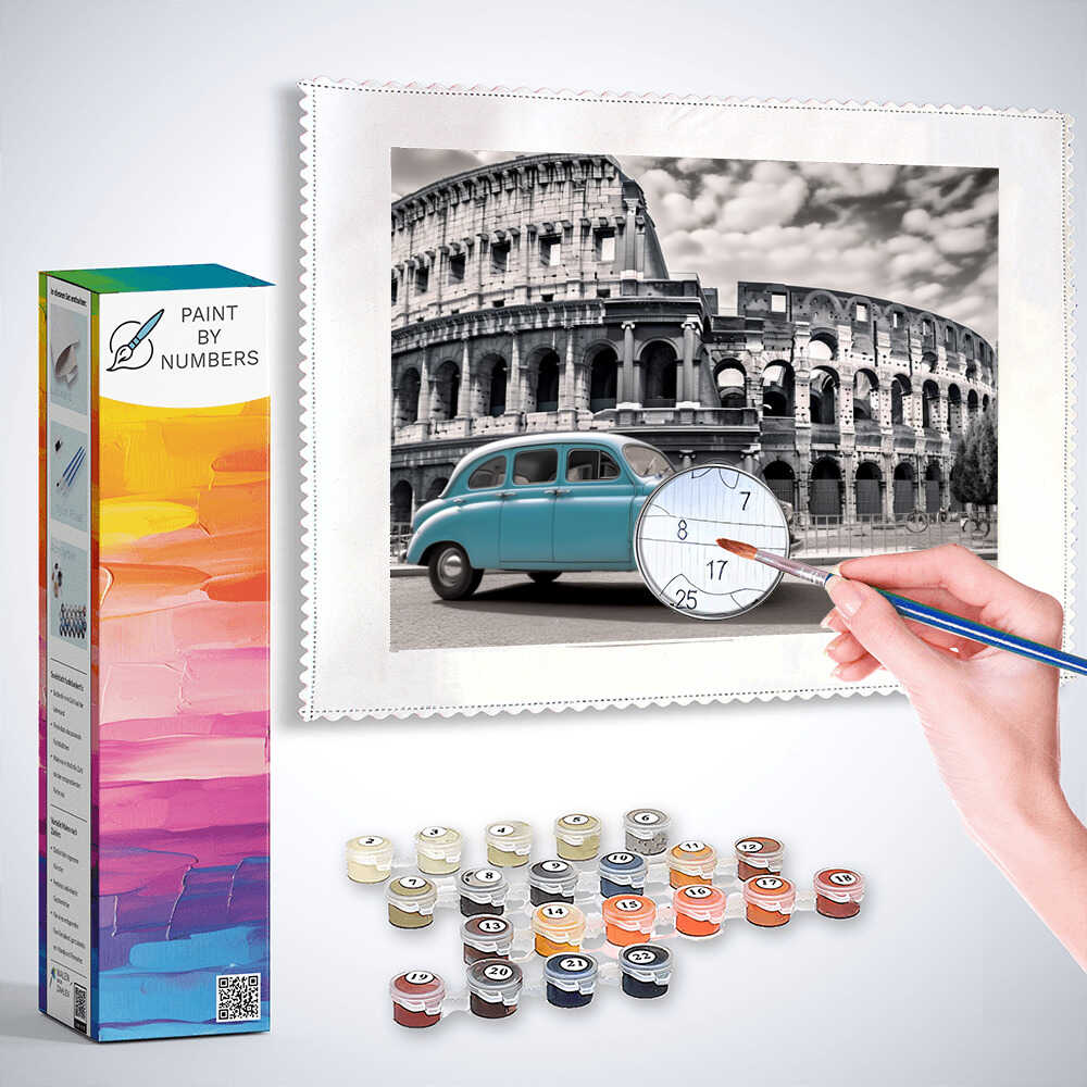 Paint by Numbers - Past Elegance, Rome Colosseum