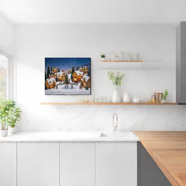 Paint by Numbers - Winter magic in the village