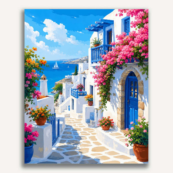 Paint by Numbers - Mediterranean Summer Dreams