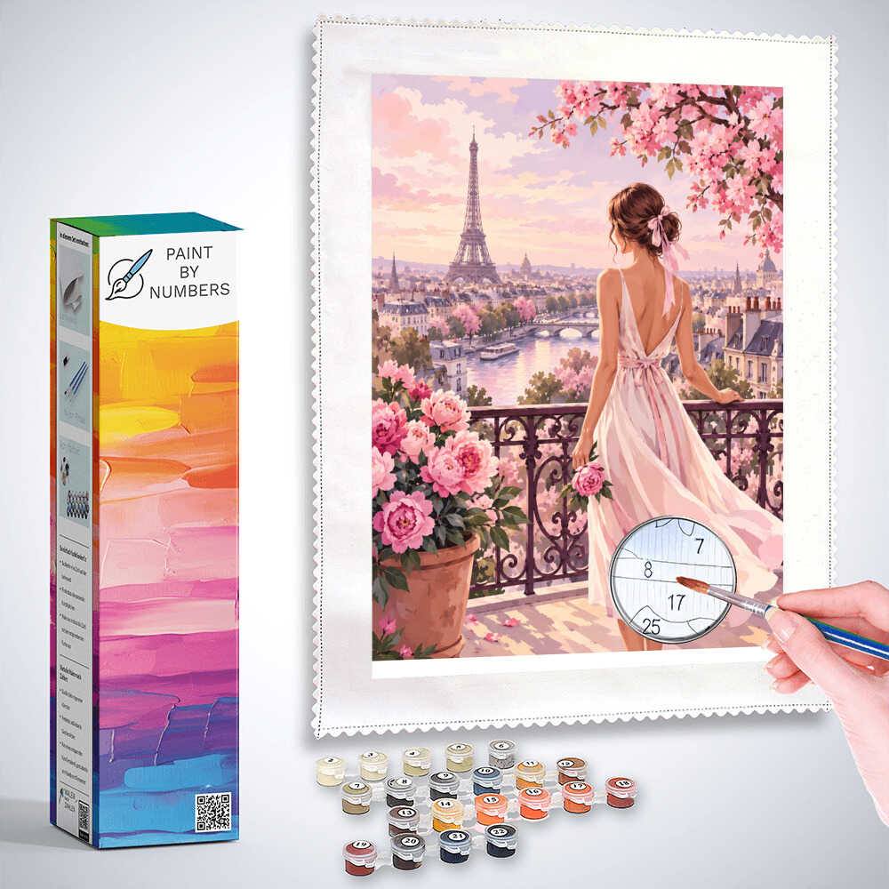 Paint by Numbers - Spring dreams in Paris