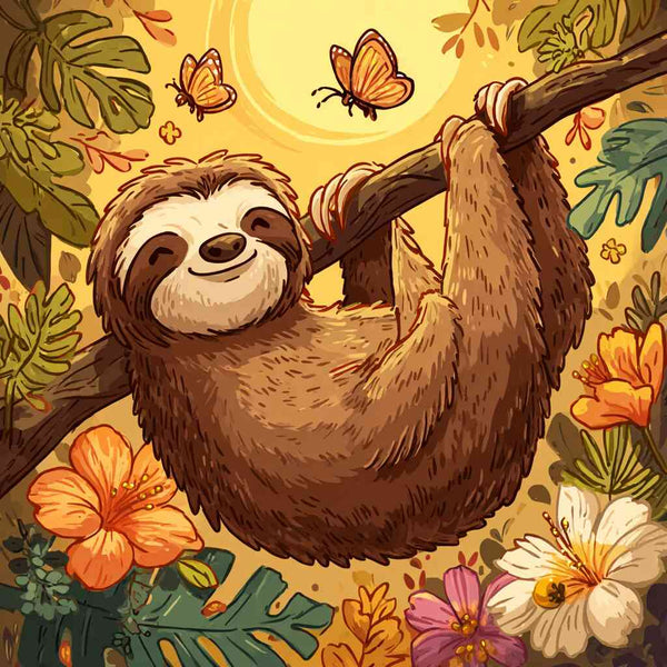 Paint by Numbers - Sun kiss of serenity