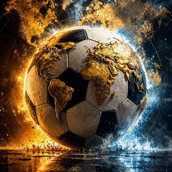Paint by Numbers - Golden world of football