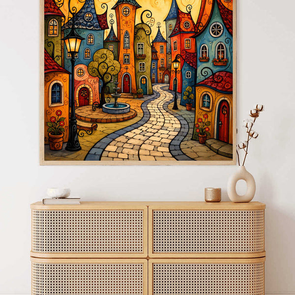 Paint by Numbers - Enchanting Old Town Dreams