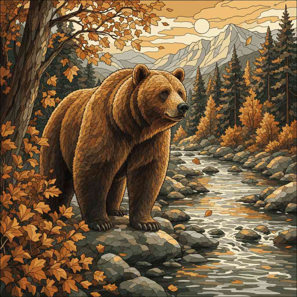 Paint by Numbers - Autumn King of the Wilderness