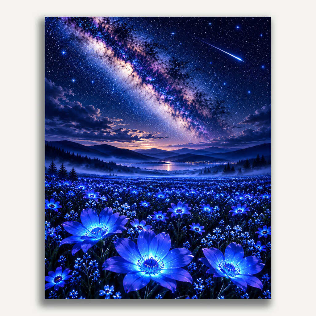 Paint by Numbers - Star Blossoms – Magic of the Night